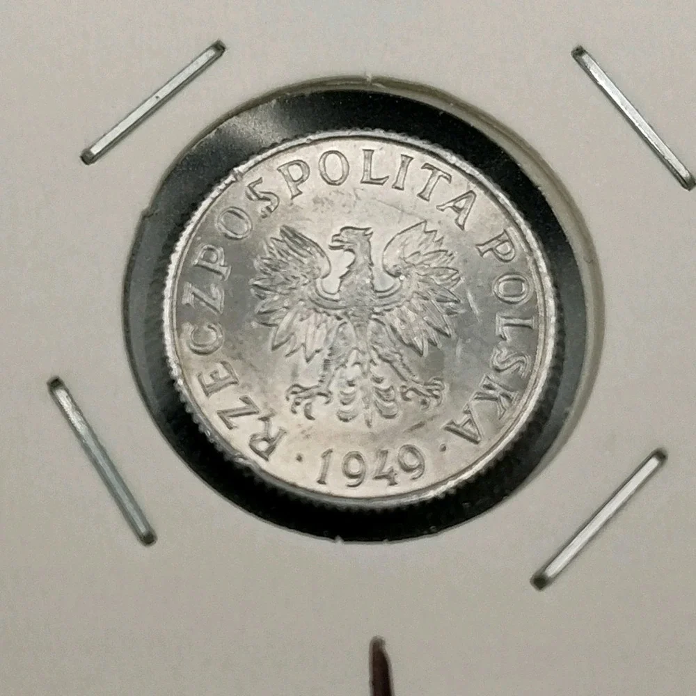 1949 Poland 1 Grosz Coin Collectable Used-Great Condition VTG SEE‎ BR1.1GA-4030